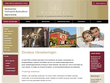 Tablet Screenshot of donatus.nl